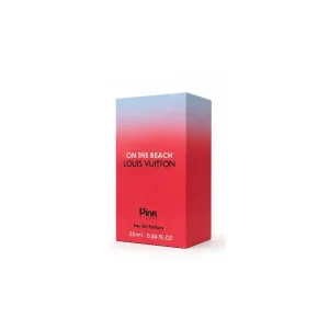 عطر جیبی زنانه پینک ویژوال Louis Vuitton On The Beach (25 میل)+