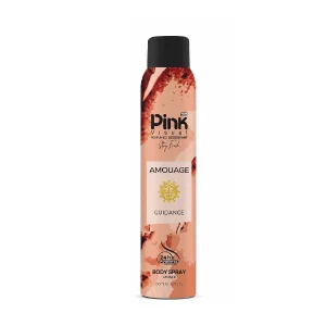 اسپری بدن پینک ویژوال رایحه آمواج گایدنس Pink Visual Amouage Guidance Body Spray حجم ۲۰۰ میل