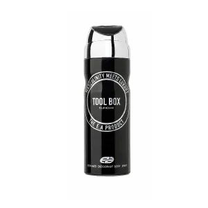 «اسپری خوشبوکننده بدن مردانه تول باکس امپر و عماد آرا ۲۰۰ میلی‌لیتر Emper Tool Box Pour Homme Body Spray 200ml»