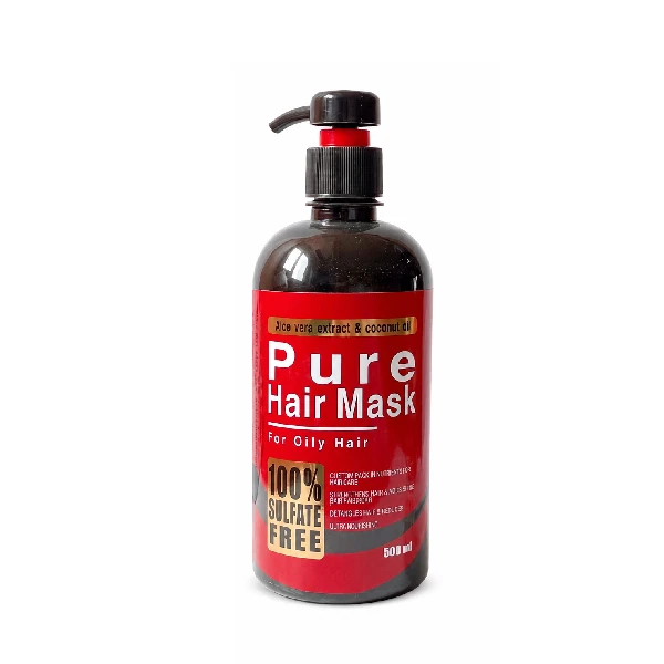 ماسک مو پیور مخصوص موهای چرب بدون سولفات Pure Hair Mask For Oily Hair (500میل) ماسک مو پیور مخصوص موهای چرب بدون سولفات Pure Hair Mask For Oily Hair (500میل)
